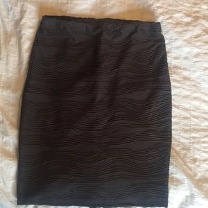 Charcoal Pencil Skirt